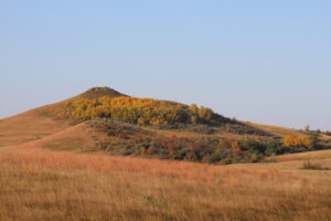 Fall Hills Calling. The shift is on toward fall and it won’t be long before long walks in the breaks for grouse, pheasants and later, deer, will be the hallmarks of autumn. Simonson Photo.